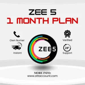 Zee5 Premium Monthly - Shared Account (India)