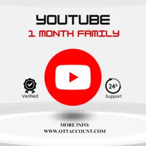 Youtube Pvt 1 Month Family