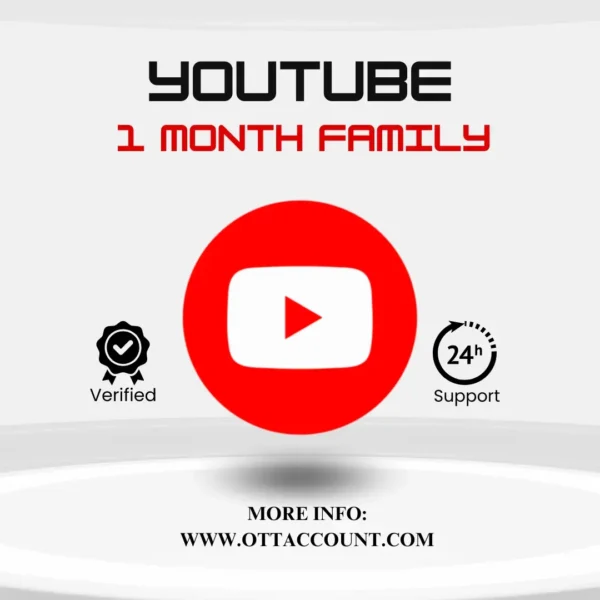 Youtube Pvt 1 Month Family