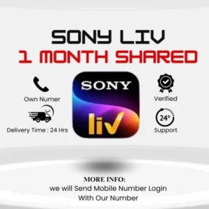 SonyLiv 1 Month Shared Plan