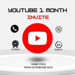 Youtube 1 Month Invition
